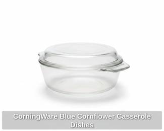 CorningWare Blue Cornflower Casserole Dishes third image
