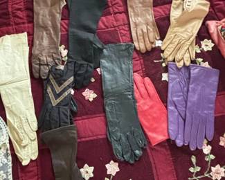 Collection of Vintage Opera and Long Gloves