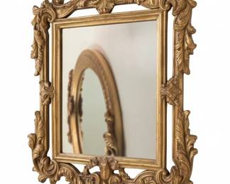 Ornate Gilded Baroque Style Mirror second image