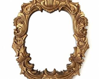 Ornate Giltwood Rococo Revival Mirror