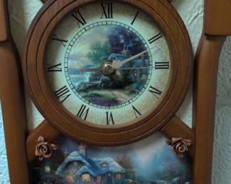 Thomas Kinkade Timeless Memories Cuckoo Clock by The Bradford Exchange second image