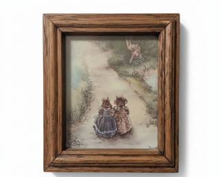 Susan Wheeler Chipmunk Friends Print