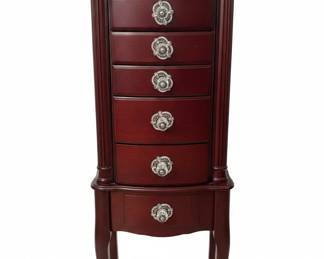 Hives and Honey Robyn Cherry Jewelry Armoire with Mirror