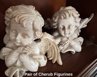 Pair of Cherub Figurines