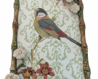 Oliver Bonas Iris Bird and Floral Picture Frame