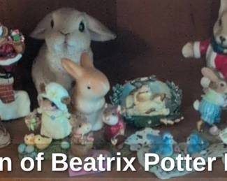 Collection of Beatrix Potter Figurines