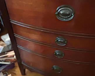 Dixie Mahogany Bowfront Dresser second image