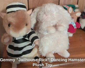 Gemmy Jailhouse Rick Dancing Hamster Plush Toy