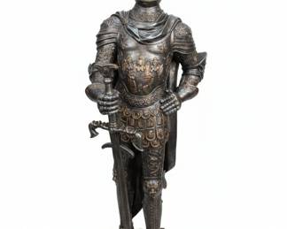 Design Toscano Kings Guard Medieval Decor Half Scale Knight Statue