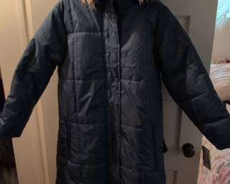 Weather Stoppers by Igloo Puffer Coat with Faux Fur Hood