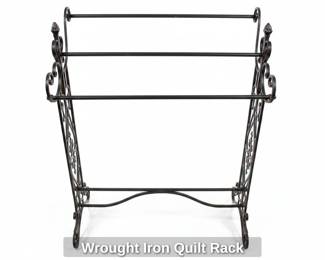 Wrought Iron Quilt Rack