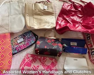 Assorted Womens Handbags and Clutches