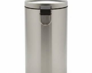 Brushed Stainless Steel Step Trash Can