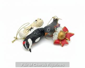 Pair of Cherub Figurines fourth image