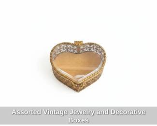 Assorted Vintage Jewelry and Decorative Boxes sixth image