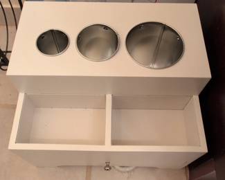Deluxe Wood storage bin