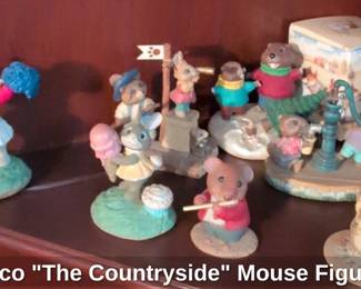 Enesco The Countryside Mouse Figurines
