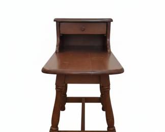 Vintage Ethan Allen Baumritter Solid Hard Rock Maple Colonial Style Step End Table second image