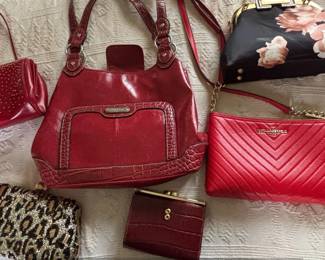 Assorted Womens Handbags and Wallet