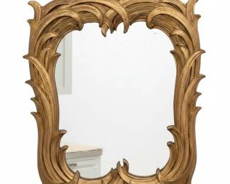 Syroco Hollywood Regency Giltwood Mirror