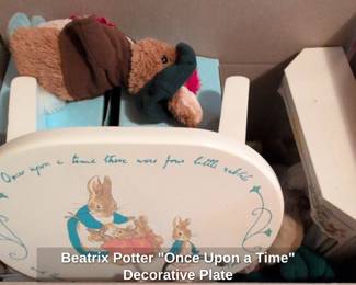 Beatrix Potter Once Upon a Time Decorative Plate