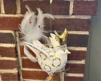 Whimsical Partridge looking for a pear tree!