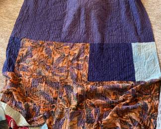 Antique Indigo  Primitive Rustic Qulits 