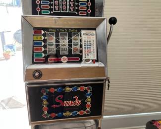 The Sands original slot machine! Works
