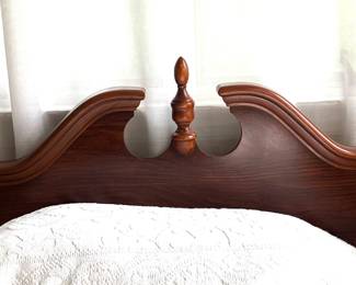 Two matching twin beds