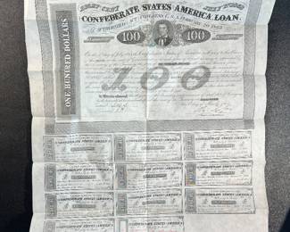 Civil War bonds