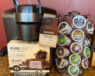 Keurig coffee maker and pods