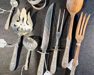 Beautiful silver tableware