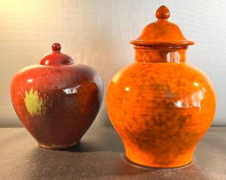 Lidded jars