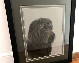 Dog portrait by Rose Dobbins