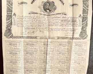 Civil war bonds