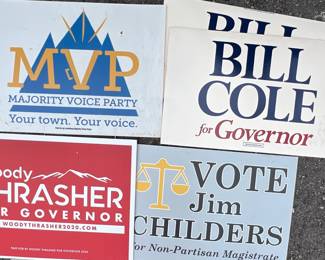 Campaign signs -local