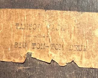 Tag on the drum