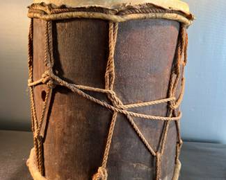 Wood and hide drum