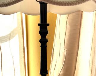 Ornate metal lamp