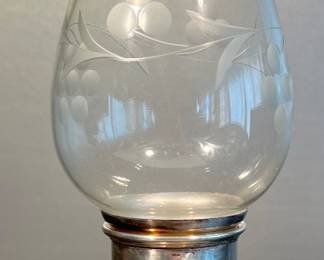 Sterling candleholder