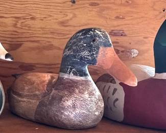 Three decorative decoys