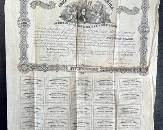 Civil war bonds