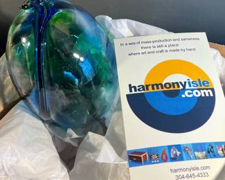 Glass globe from Harmony Isle