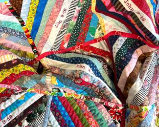 Small quilt, John 3-16 stiching