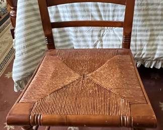 Chair with woven seat