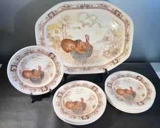 English turkey set