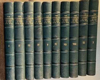 Ten volume set photos of Civil War