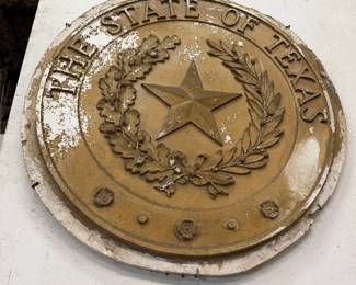 mold for official state seal of Texas