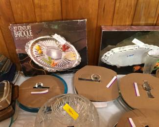 Quality silver serving trays 