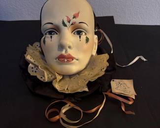 ar Dyan Nelson Nobodys Fool Ceramic Wall Mask